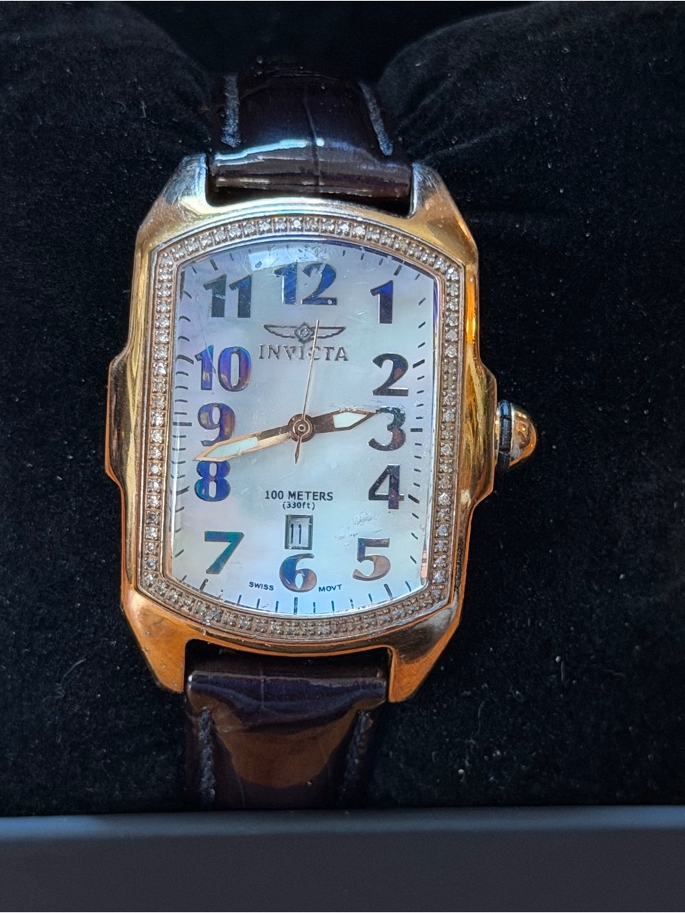 Invicta Wildflower 4706 Women's Swiss Limited Edition Watch - Gold/Rainbow MOP